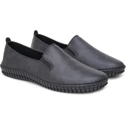 sherrif Women's Slip-On Casual Shoes | Lightweight PU Loafers with Flexible Sole for Daily Walking & Travel Comfort image 5