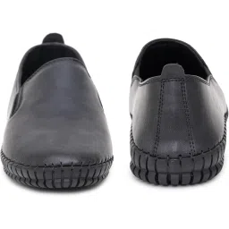 sherrif Women's Slip-On Casual Shoes | Lightweight PU Loafers with Flexible Sole for Daily Walking & Travel Comfort image 4