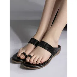 Shezone Women Embellished Open Toe Flats-picture-40