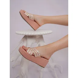 Shezone Women Wedge Heel Sandals with Laser Cuts-picture-38