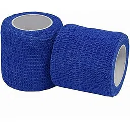 SHIELD PLUS Tattoo Magic Bandage For Tattoo Grip Magic Grip Cover For Tattoo Tubes Tattoo Grip (Pack of 2) (BLUE)-picture-54