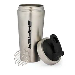 SHIFTER Silver-Toned Single Stainless Steel Solid Single Wall Vacuum Water Bottle-picture-18