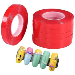 shihen 1 Rolls 3 Miter Double Sided Tape Nail Tape for Press On Nails Double Sided tape-picture-31