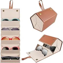 shiksha patri 5-Layer Sunglasses Box | Foldable Eyewear Storage Organizer | Stylish & Protective Case for Sunglasses & Glasses (Multicolor)-picture-10