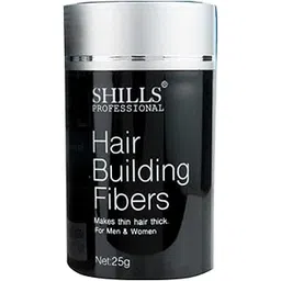 Shills Professional Black Hair Building Fibers Men,Women fibers for Hair loss coverage (net 25g)-picture-44