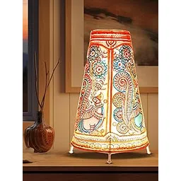 SHILP KATHA Handmade Leather Lamp – Decorative Bedside & Side Table Lamps for Bedroom & Living Room | Handcrafted Home Decor - Birds-picture-31