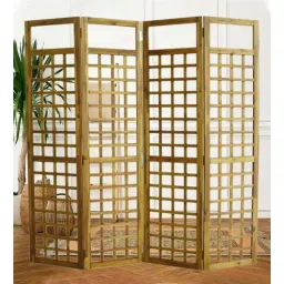 shilpi Wooden Room Antonio Divider In Brown-picture-34