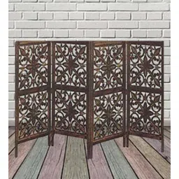 shilpi Wooden Room Erika Divider In Brown-picture-33