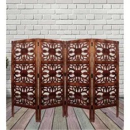 shilpi Wooden Room Jacinda Divider In Brown-picture-23