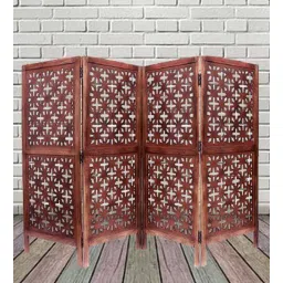 shilpi Wooden Room Jumilla Divider In Brown-picture-19