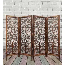 shilpi Wooden Room Verde Divider In Brown-picture-11