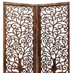 shilpi Wooden Room Scarlette Divider In Brown image 4