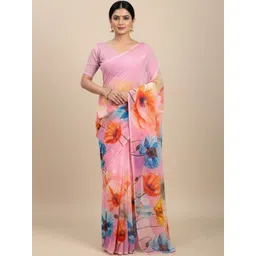 Shilpkala Floral Pure Georgette Saree-picture-29