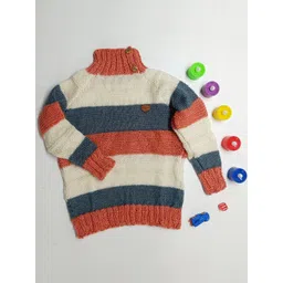 ShilpShakti Kids Colourblocked Woolen Full Sleeves Full Sweater Pullover-picture-28