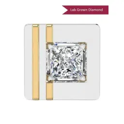 SHINE ETERNAL Lab Grown Diamond 14k (585) White Gold The Maverick Stud for Women-picture-29