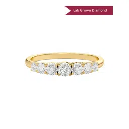 SHINE ETERNAL Lab Grown Diamond 14k (585) Yellow Gold Ring for Women-picture-36