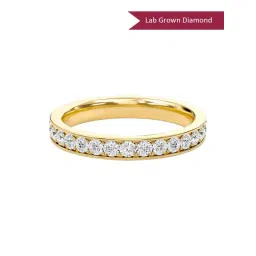 SHINE ETERNAL Lab Grown Diamond 14k (585) Yellow Gold Ring for Women-picture-29