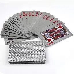 shinetoy Silver Deck Flexible PVC Plastic Playing Card Premium Poker Silver Waterproof Business Card-picture-31