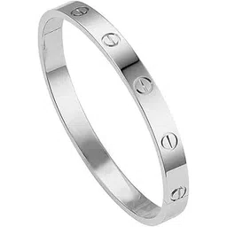 shining diva fashion 18K Gold Plated Stainless Steel Openable Crystal Bracelet | Latest Stylish Cuff Bangle with Cubic Zirconia Stones | Love Friendship Wedding Couples Gifts for Women Girls Mother Sister Wife Girlfriend | Anti Tarnish Jewellery-picture-17