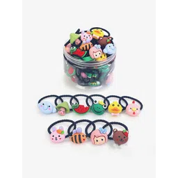 Shining Diva Fashion Girls Set Of 30 Ponytail Holders-picture-56