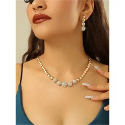 Shining Diva Fashion Gold-Plated Crystal Stone Studded Jewellery Set-picture-21