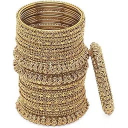 shining diva fashion Latest Set of 28 Stylish Traditional Bangle for Women-picture-23