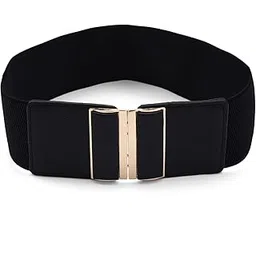 shining diva fashion Metal Latest Stylish Adjustable Stretch Kamarband Waist Belt For Women And Girls (Black)(14809Wb)-picture-20