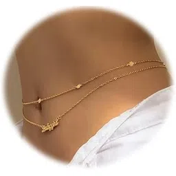 shining diva fashion Set of 2 Stylish Belly Chain Kamarbandh Kamar Waist Belt for Dresses Jeans Saree Belts for Women and Girls (16797kb)-picture-28