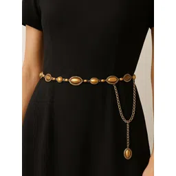 Shining Diva Fashion Women Stone-Studded Waist Chain-picture-30