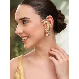 Shining Diva Peacock Shaped Ear Cuff Earrings-picture-17