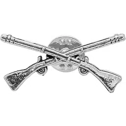 shining jewel - by shivansh Antique Vintage Gold Plated Blazer, Suit, Tuxedo, Sherwani Brooch/Lapel Pin For Men - Hunting Rifle Gun Army Sepoy Design (SJ_9101_G)-picture-20