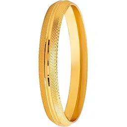 shining jewel - by shivansh Shining Jewel Designer Stylish Self Design Amritsari Gold Colour Sikh Kada for Men (SJ_3570_G_P)-picture-32