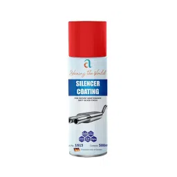 Shining The World Silencer Coating Spray Paint Automotive Heat Resistant Silver 500 ml, 1615 (Pack of 6 Pcs)-image-7