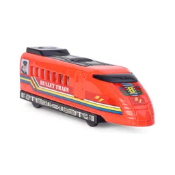 Shinsei Pull Back Bullet Train Toy- Red-picture-33