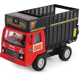 shinsei Pull Back Goods Carrier Dumper | Opening Doors | Miniature Scaled Models || Dinky Cars | - Red Colour-picture-38
