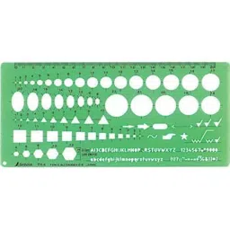 Shinwa Rules Furniture Symbol General Template 105x230x0.75 mm, 66024-picture-35