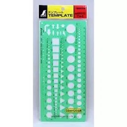 Shinwa Rules Furniture Symbol General Template 105x230x0.75 mm, 66025-picture-39