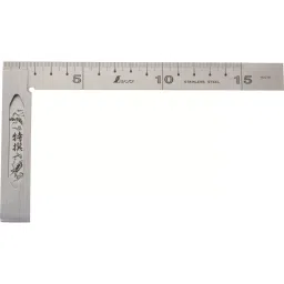 Shinwa Rules Right Angle Flat Type Square Metric Scale 1.5 mm Thickness, 2008842-picture-21