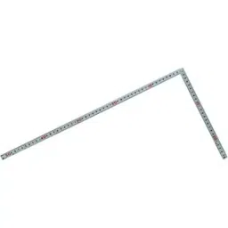 Shinwa Rules Stainless Steel Curved Scale Silver 520x260x1.4  mm, 68535546 image 1