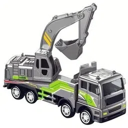 shipease Friction Powered Excavator Truck Toy for Kids Engineering Construction Vehicles-picture-14