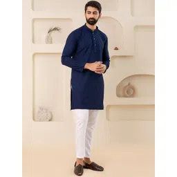 Shiv Leela Men Embroidered Thread Work Kurta-picture-25