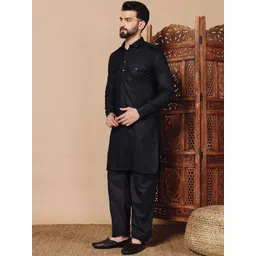 Shiv Leela Men Mandarin Collar Kurta Sets image 5