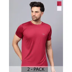 Shiv Naresh Pack Of 2 Round Neck Slim Fit T-shirt-picture-31