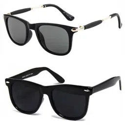 shiv UV Protection, Polarized, Gradient, Mirrored Retro Square Sunglasses (55)-picture-27