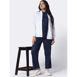 Shiv traders collection Women Polyester Lightweight Bomber Jacket image 3