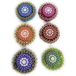 Shivoham Trendy Fashion Women's Multicolour Plastic Saree/Hijab Pin - Pack of 6-picture-22