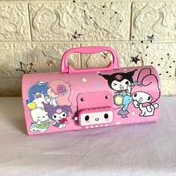 shivom Kuromi Print Password Pencil Box for Girls and Boy Pencil Storage Compass Boxes Geometry Box-picture-19