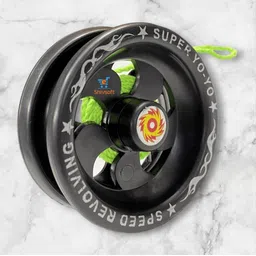 shivsoft Plastic Figid High Speed Yoyo toy with Bearing for kids Black- -267607-picture-14