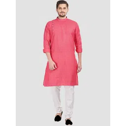 SHIWAM ETHNIX Ethnic Motifs Printed Pure Cotton Straight Kurta image 1