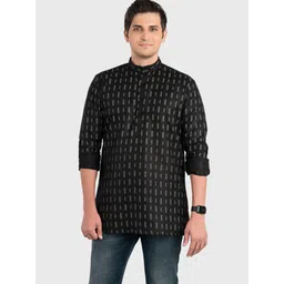 SHIWAM ETHNIX Men Printed Thread Work Kurta-picture-14